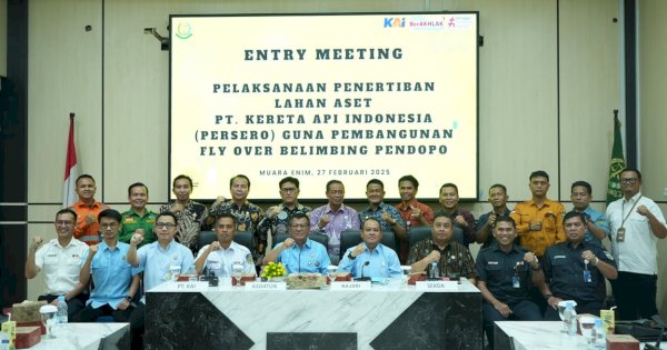 KAI Divre III Palembang Gandeng Kejati Sumsel Percepat Rencana Pembangunan Flyover di Kabupaten Muara Enim