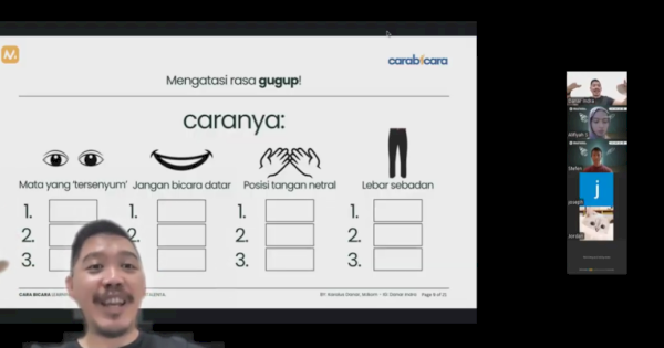 MAXY Academy Sukses Gelar Webinar Public Speaking Gratis Bersama CEO &amp; Co-Founder Carabicara Danar Indra