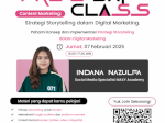 MAXY Academy Gelar Free Day Class: Strategi Storytelling dalam Digital Marketing Bersama Indana Nazulfa