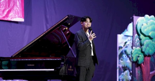Dorong Minat dan Bakat Siswa, Pianis Muda George Harliono Hadir dan Tampil di BINUS SCHOOL Serpong