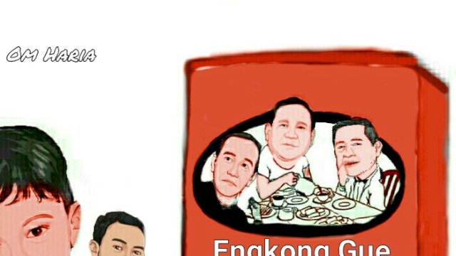 Karikatur Jokowi, Prabowo dan SBY (Dodi/harian.news)
