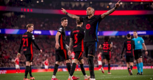 Benfica Gigit Jari, Barca Menang 1-0 di Leg Pertama!