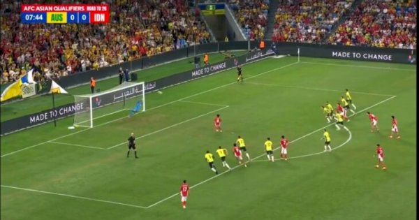 Timnas Indonesia Tampil Garang di Sydney, Penalti Gagal Jadi Gol