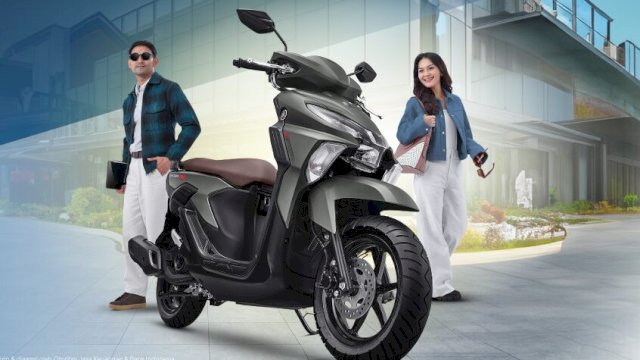 Yamaha meluncurkan GEAR ULTIMA, motor tangguh dan serbaguna yang siap memenuhi kebutuhan keluarga muda yang aktif bermobilitas. (Foto: Yamaha)