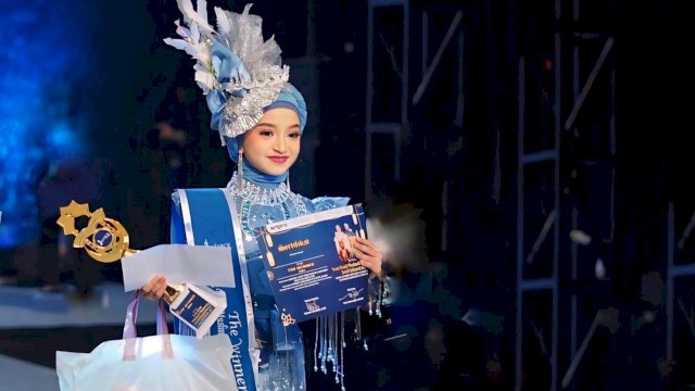 Andi Nimas Raline model cilik asal Makassar. (Foto:dok)