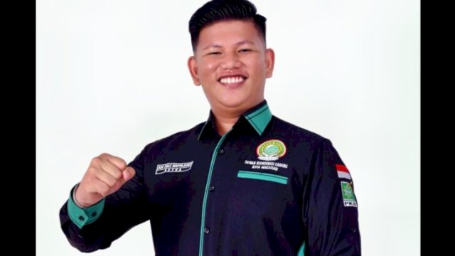 Ade Enaz Mappajanci Azhar, Ketua DPC Garda Bangsa Makassar ||doc_gardabangsa