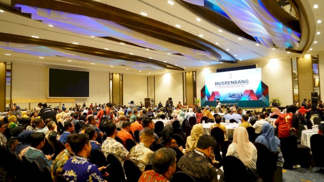 Musyawarah Perencanaan Pembangunan (Musrenbang) Rencana Kerja Pemerintah Daerah (RKPD) Kota Makassar yang digelar di Hotel Claro.