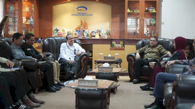 Wali Kota Makassar Munafri Arifuddin, Bertemu dengan Badan Pengawasan Keuangan dan Pembangunan (BPKP) Sulawesi Selatan. 