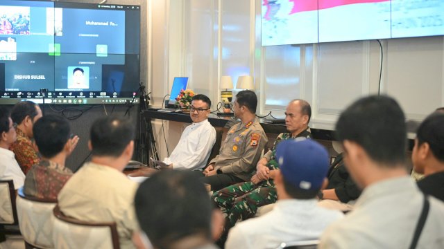 Pertemuan Antara Driver dan Aplikator di BARUGA Lounge, Kantor Gubernur Sulsel, Dok HN.