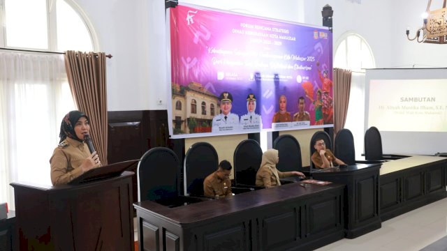 Wakil Wali Kota Makassar, Aliyah Mustika Ilham, saat membuka Forum Rencana Strategis (Renstra) 2025-2029, Dok HN.