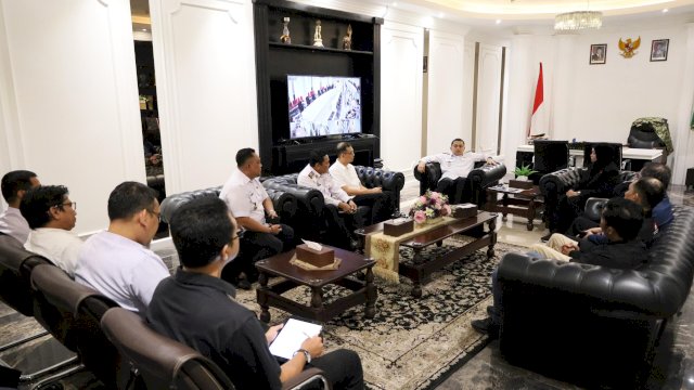 Jajaran Pengurus IAI Sulsel, Menemui Wali Kota Makassar Munafri Arifuddin di Balai Kota Makassar, Rabu (19/3/2025), Foto: Humas Pemkot Makassar.