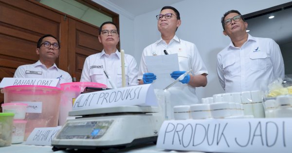 BPOM Gerebek Pabrik Kosmetik Ilegal di Ciputat, Omzet Capai Miliaran