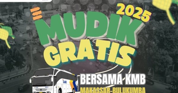 BKP KMB Makassar Gelar Mudik Gratis untuk Warga Bulukumba