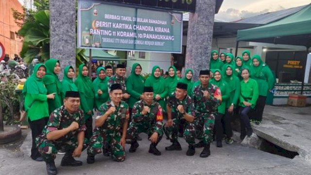 Kebersamaan Ramadan, Persit KCK Panakkukang dan Pengurus Banteng Komando berbagi berkah ||handover 