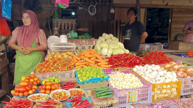 Pedagang Pasar Terong, Foto: HN/Sinta.