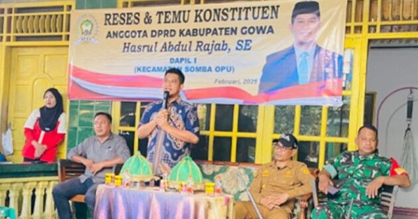 Hasrul Abdul Rajab Serap Aspirasi Warga Somba Opu, Drainase Jadi Keluhan Utama