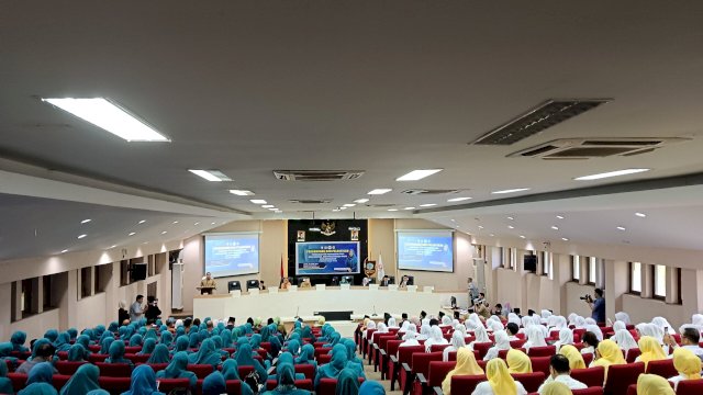 Suasana Pelantikan Pengurus Baru dari Ketiga Organisasi, Foto: HN/Sinta.