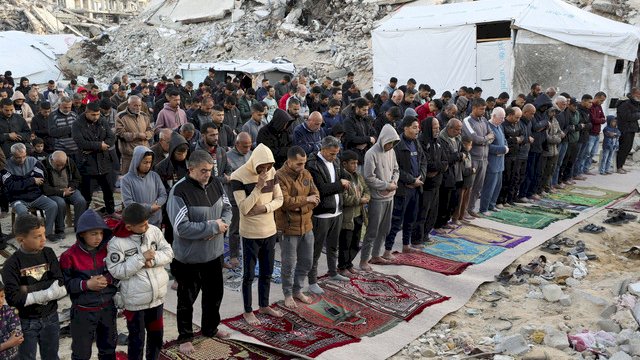 Suasana Idulfitri di Palestina. Foto: dok Reuters 