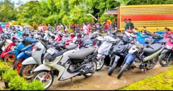 Polisi Razia Balap Liar Ramadan, 82 Motor Disita
