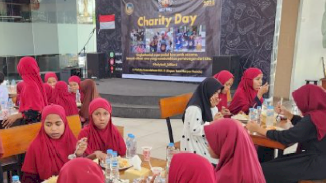 Holy Ball Billiard gelar Charity bersama Anak Panti Asuhan. (Foto: Gita/HN)