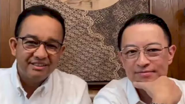 Kebersamaan Tom Lembong dan Anies Baswedan. Foto: ist