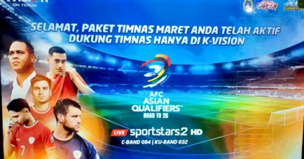 Fix Nonton! Ini Tutorial Beli Paket K-Vision Buat Timnas