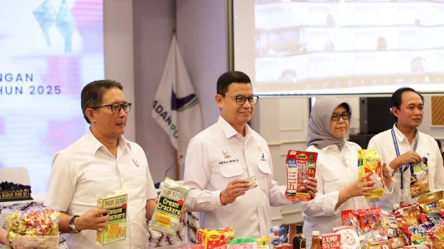 Kegiatan pengawasan pangan oleh BPOM jelang hari raya Idulfitri. Foto: dok