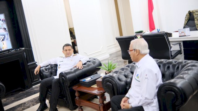 Wali Kota Makassar Munafri Arifuddin audiensi dengan Forum Kota Sehat. Foto: dok HN.
