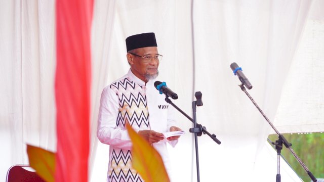 Ketua Yayasan Pendidikan Pesantren Modern Cendikia Puruhita Ma'had Manailil Ulum GUPPI Samata Gowa, Kadir Khalid, Foto: HN/Sinta.