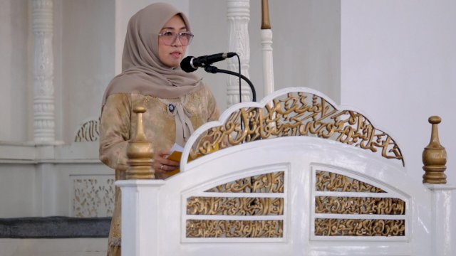 Bupati Gowa Siti Husniah Talenrang, Foto: dok Humas Pemkab Gowa.