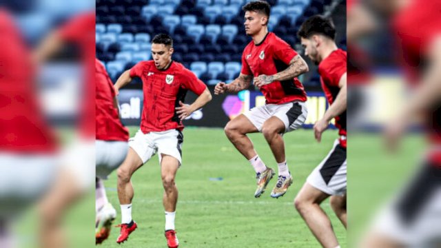 Potret latihan terakhir Timnas Indonesia jelang laga melawan Australia ||@arsiptimnas