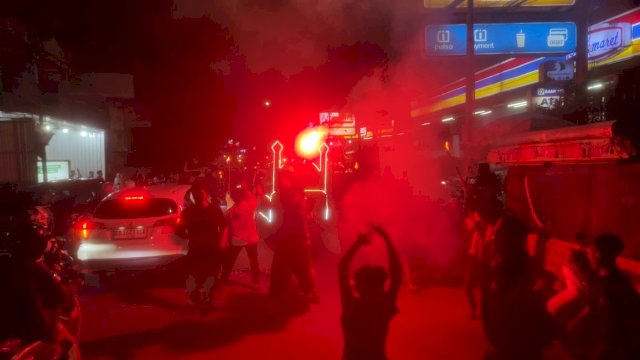 Takbir keliling Baladewa bersama Warga Batua Makassar. Foto: HN/MY Yahya