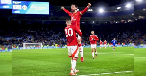 Manchester United Gacor! 3 Gol Tanpa Balas ke Gawang Leicester