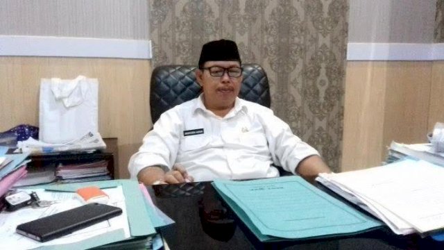 Kepala Badan Pengelola Keuangan dan Aset Daerah (BPKAD) Baharuddin Nurdin ||hamsul_harian.news
