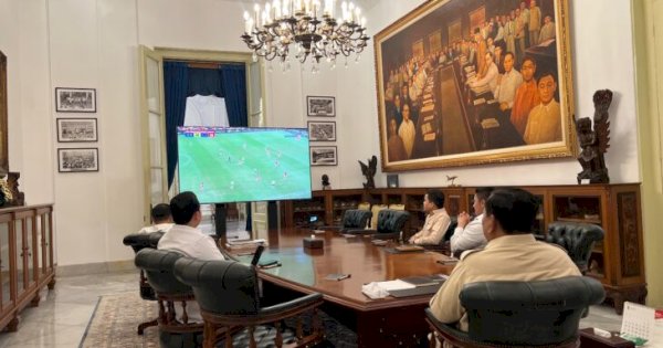 Prabowo Nonton Bareng di Istana, Timnas Indonesia Dibantai Australia 1-5