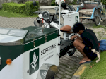 Inovasi Baru! Kopi Sorgtime Keliling Hadir dengan Sepeda Listrik di Surabaya