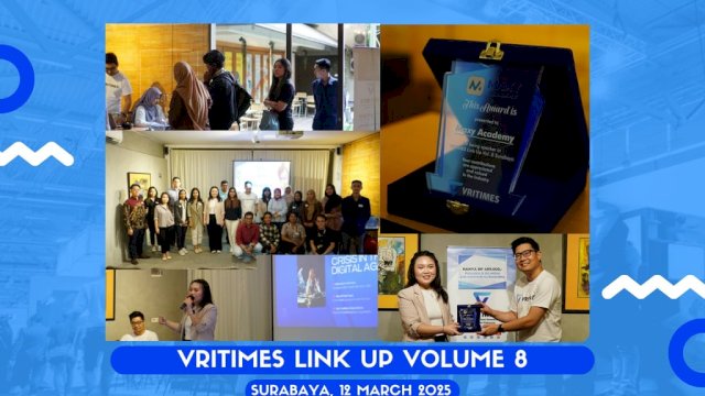 VRITIMES Link Up Vol. 8 Sukses Menghubungkan Komunitas PR di Surabaya