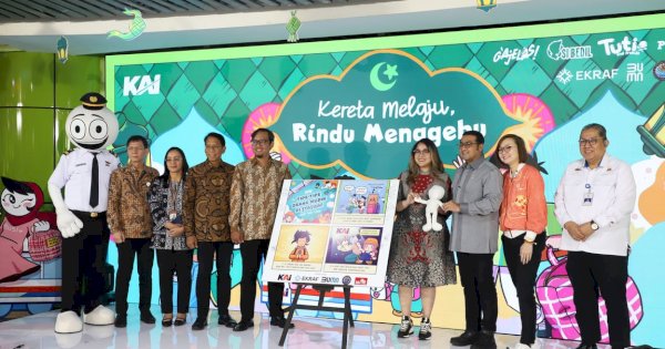 KAI Dukung Kemajuan Industri Kreatif dan Intellectual Property (IP) Lokal Melalui Livery Idul Fitri di Kereta Api