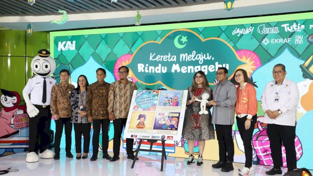 KAI Dukung Kemajuan Industri Kreatif dan Intellectual Property (IP) Lokal Melalui Livery Idul Fitri di Kereta Api