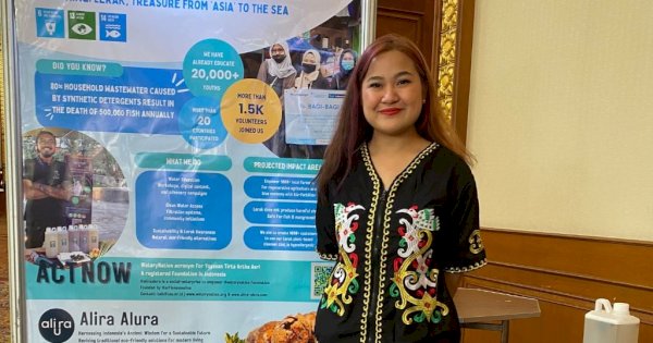 Arfiana Maulina, Perempuan Dayak yang Membawa Lerak WateryNation Alira Alura di APFSD Youth Forum 2025
