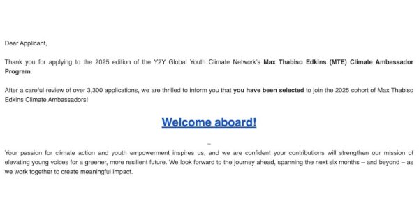 Bangga! Arfiana Maulina Wakili Indonesia di Jajaran GYCN Climate Ambassador 2025, Mengalahkan Ribuan Kandidat!