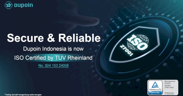 Keamanan Terjamin! Dupoin Kantongi Sertifikasi ISO 27001:2022  dari TUV Rheinland