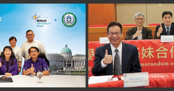 Perkuat Kualitas Pendidikan Global, BINUS @Medan Resmi Bekerja Sama dengan Asia University Taiwan