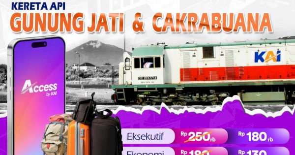 Mudik Murah dengan Kereta Api Cakrabuana dan Gunung Jati