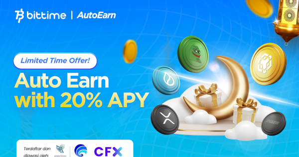 Bittime Hadirkan Ramadan Auto Earn Festival, Nabung Kripto dan Nikmati Hingga 20% APY