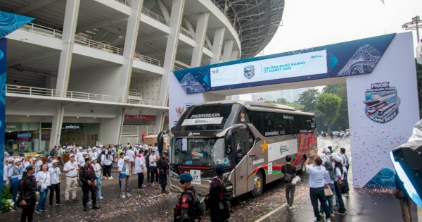 Sarinah Dukung Tradisi Mudik: Puluhan Pemudik Diberangkatkan dalam Program Mudik Aman Sampai Tujuan BUMN 2025