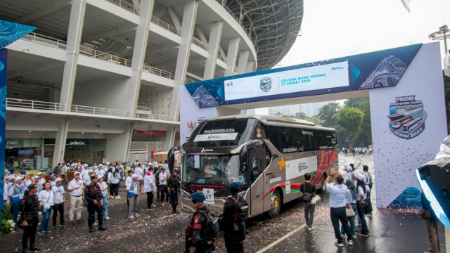 Sarinah Dukung Tradisi Mudik: Puluhan Pemudik Diberangkatkan dalam Program Mudik Aman Sampai Tujuan BUMN 2025