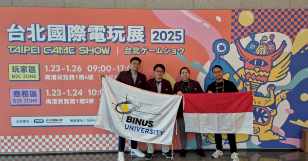 Mahasiswa Game Application and Technology Program BINUS UNIVERSITY: Satu-satunya Universitas di Indonesia yang Masuk Nominasi Best Student Game di Taipei Game Show 2025