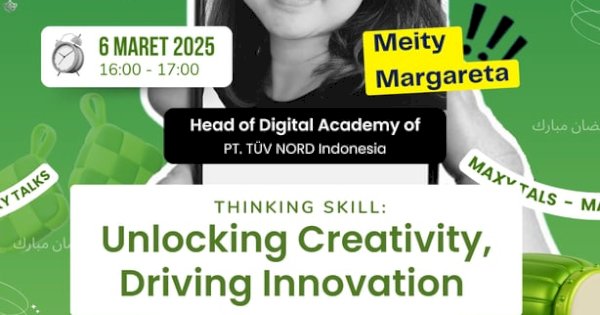 Rahasia Kreativitas Terungkap! MAXY Academy Gelar Webinar Gratis untuk Buka Pola Pikir Inovatif