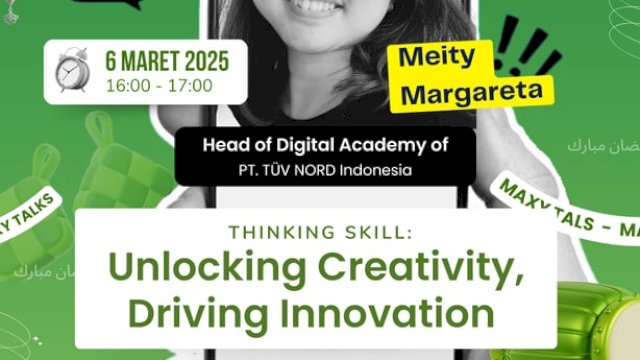 Rahasia Kreativitas Terungkap! MAXY Academy Gelar Webinar Gratis untuk Buka Pola Pikir Inovatif